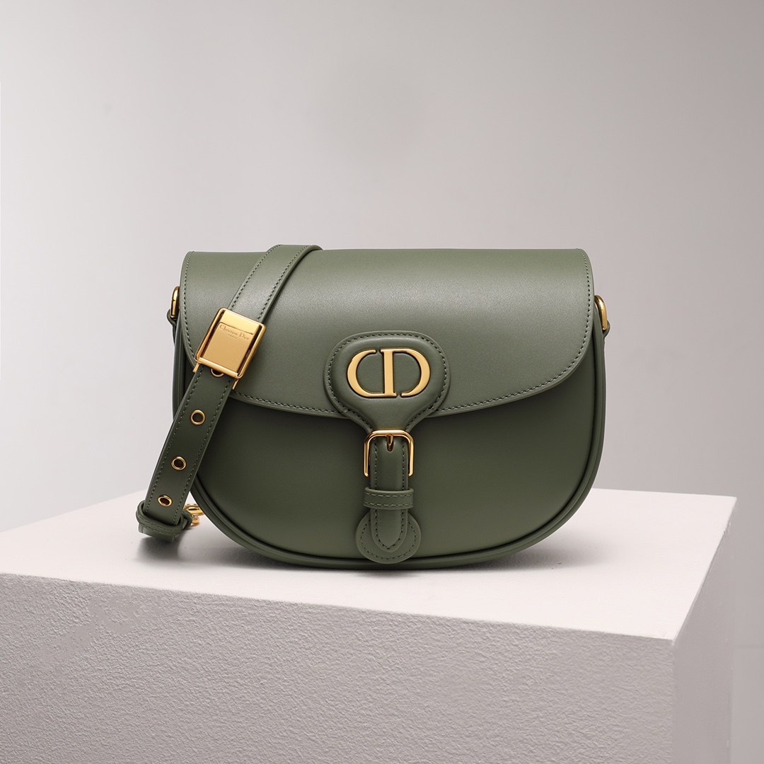 Dior Ladies Bag Bobby East-West 2020 Dark Green 22*17*6cm