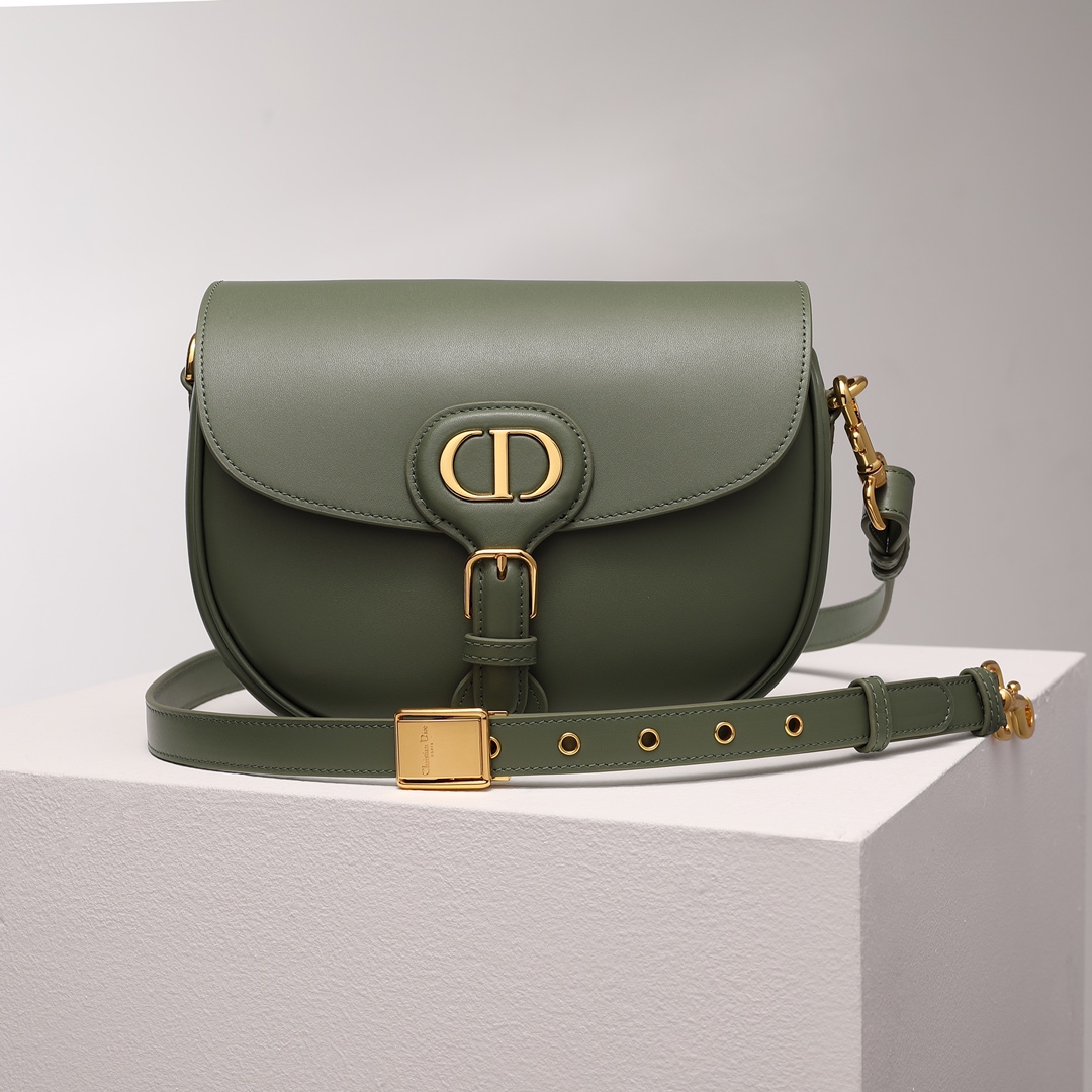 Dior Ladies Bag Bobby East-West 2020 Dark Green 22*17*6cm