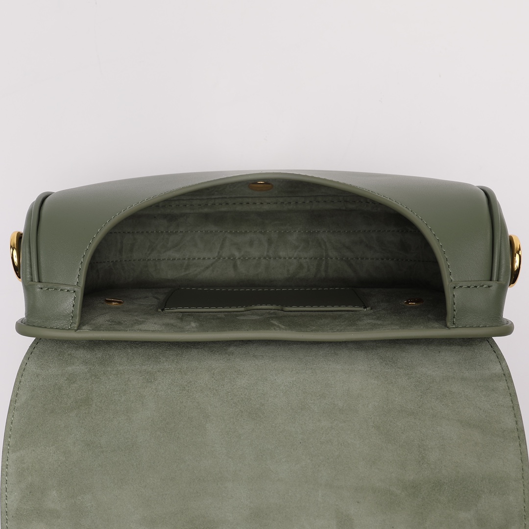 Dior Ladies Bag Bobby East-West 2020 Dark Green 22*17*6cm