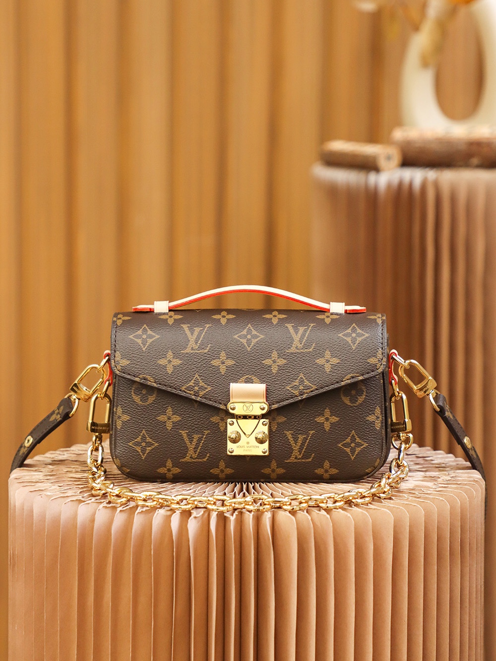 M46279 LV Pochette Métis East West Ladies Bag Monogram Canvas 21.5x13.5x6cm