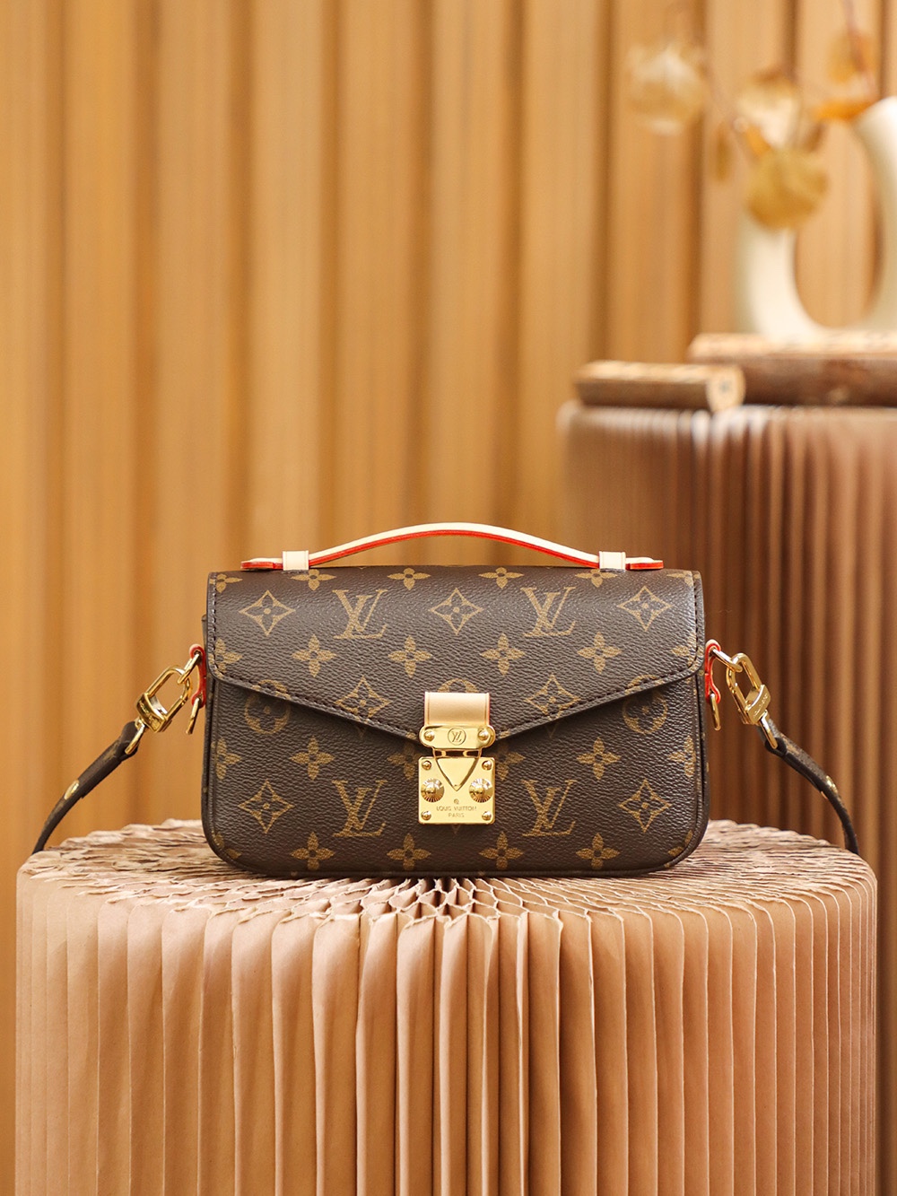 M46279 LV Pochette Métis East West Ladies Bag Monogram Canvas 21.5x13.5x6cm