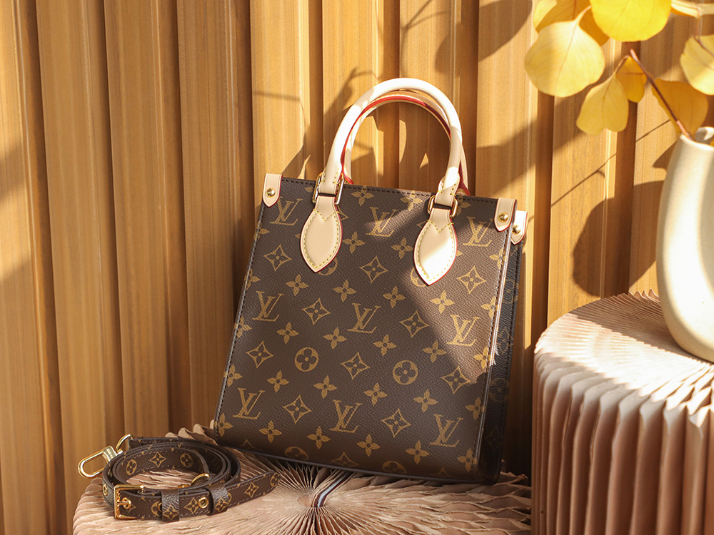 M46265 M45847 LV Sac Plat BB Ladies Bag Monogram Canvas 21.5x22x9cm