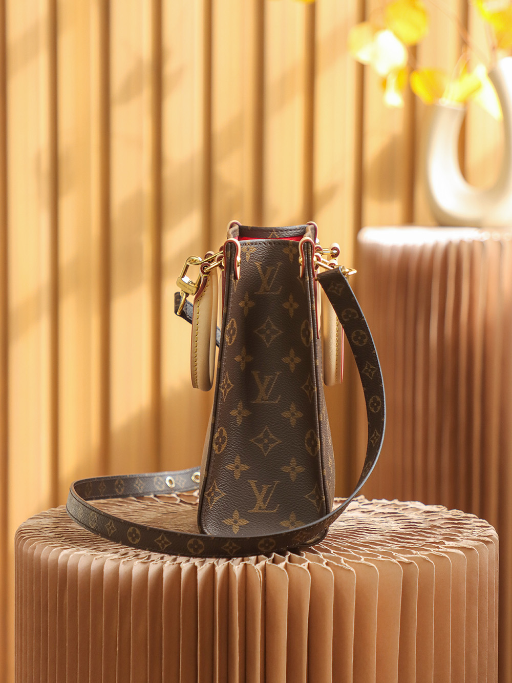 M46265 M45847 LV Sac Plat BB Ladies Bag Monogram Canvas 21.5x22x9cm