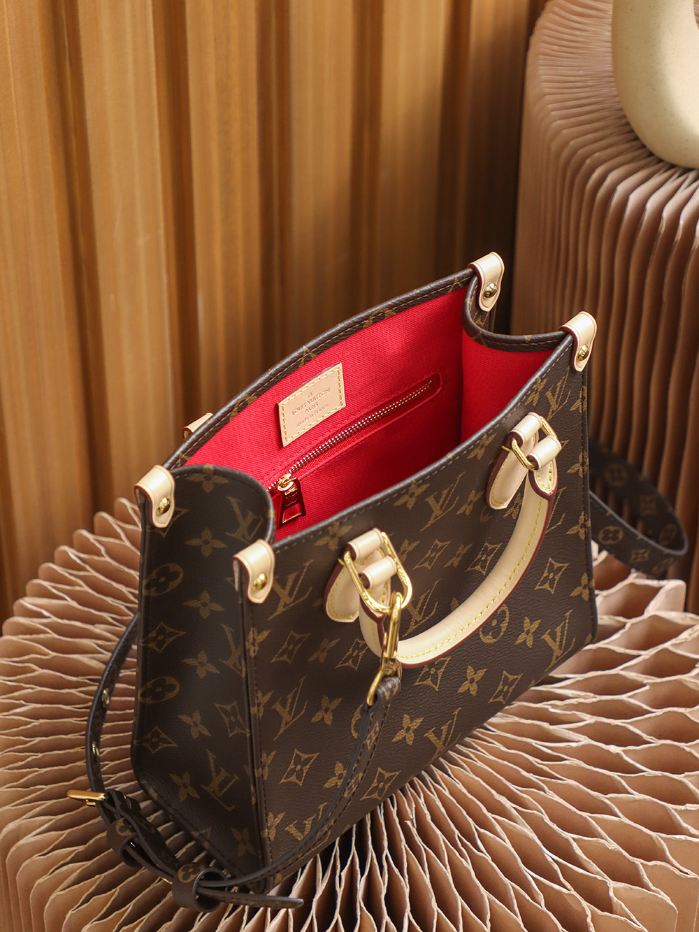 M46265 M45847 LV Sac Plat BB Ladies Bag Monogram Canvas 21.5x22x9cm
