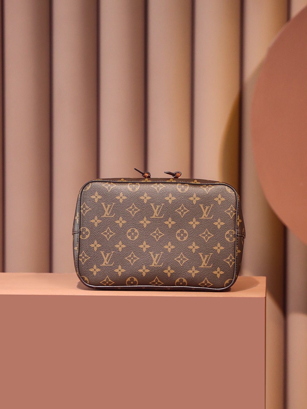 M44887 1V NéoNoé Bucket Ladies Bag Monogram Canvas Caramel 26x26x17.5cm