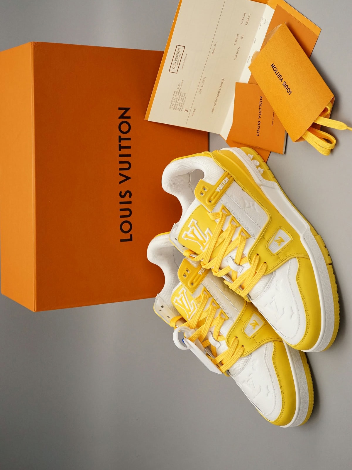 Lou1s Vuitton 1V Trainer Jaune 1AA6XV 36-45