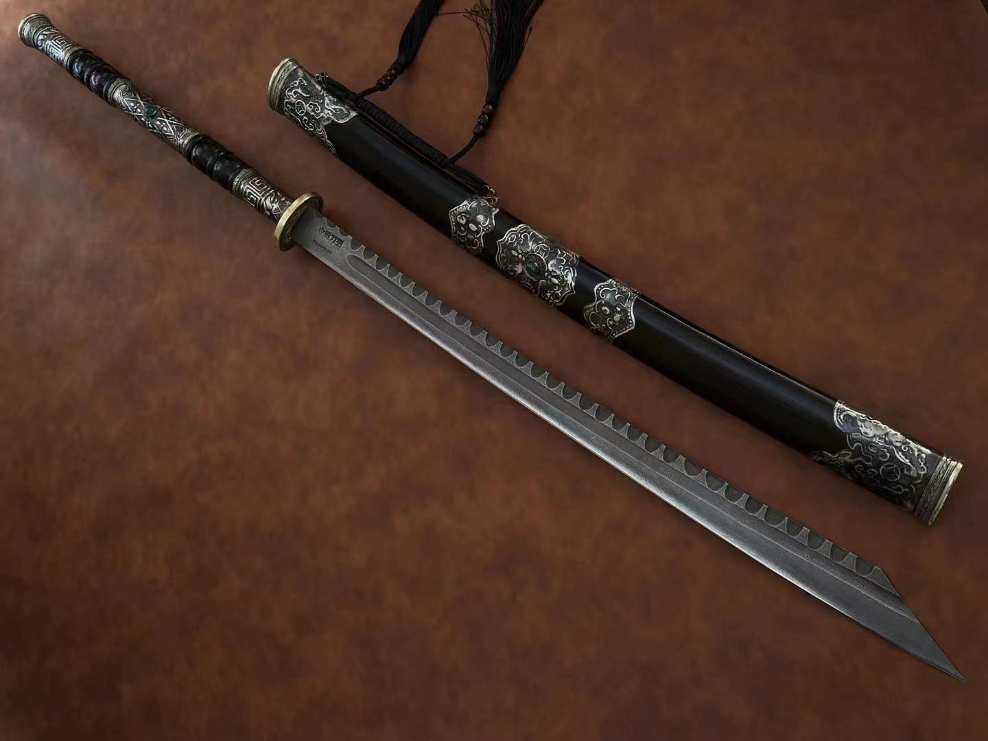 户撒精品收藏级别斩马刀—【康熙战刀】刀中之霸