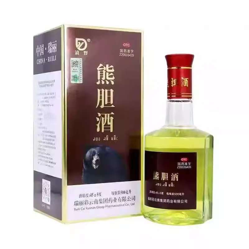 熊胆酒500ml/盒平肝利胆清热明目六瓶装