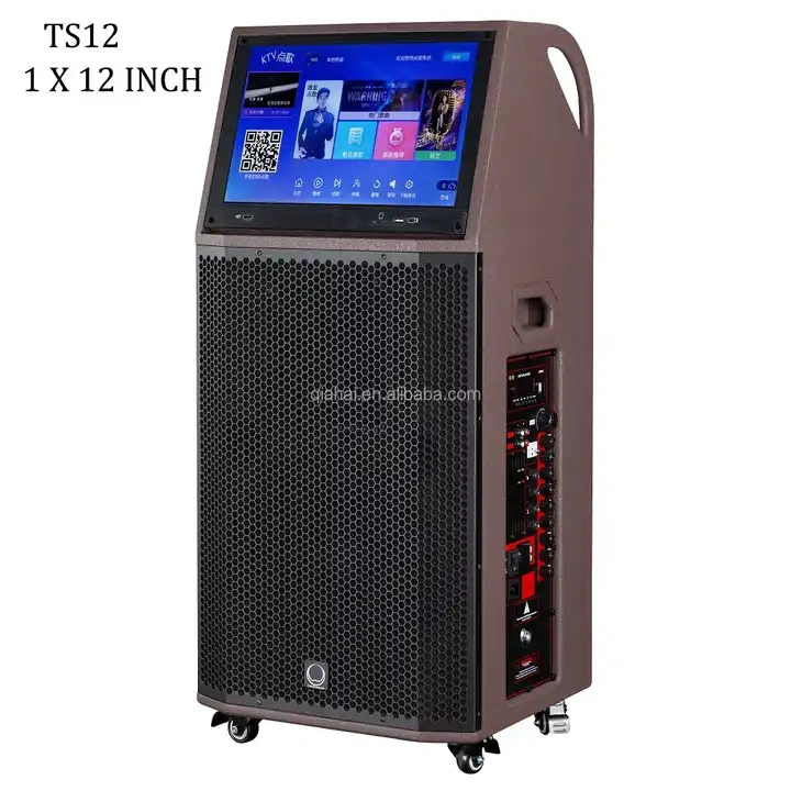 Touchscreen Active TS Series TS12 Stock 12 Inch Loudspeaker With Android System Wifi Bluetooth USB RMS 500W Portable KTV Speaker