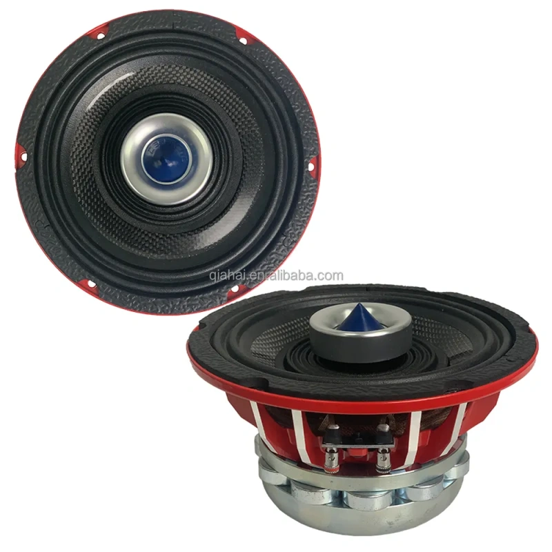 New 650-054 Low Price LF 6 Inch Car Mid Bass Coaxial Neo Speakers 1 Inch HF Driver 4 Ohm RMS 200W Car Music Mid Range Speaker
