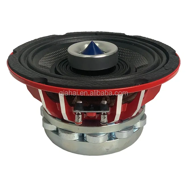 New 650-054 Low Price LF 6 Inch Car Mid Bass Coaxial Neo Speakers 1 Inch HF Driver 4 Ohm RMS 200W Car Music Mid Range Speaker