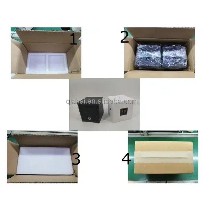 L4W Low Price White 4.5 Inch Full Range Speakers Mini Stereo Mid Speaker Column Square Meeting Loudspeaker 4 Inch Speaker