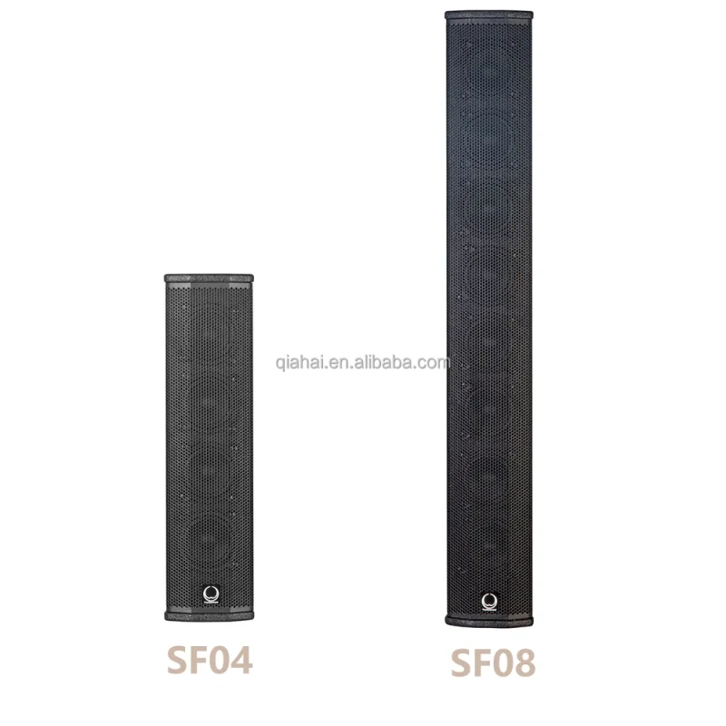 SF08 Low Price 8 x 3.5 inch speakers column loudspeaker sound system full range sound bar 3.5 inch meeting speaker