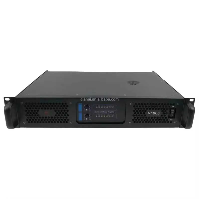 R1000 two channel professional amplifier stereo 8ohm 2x1000w 2ch pro amps for ktv bar home meeting
