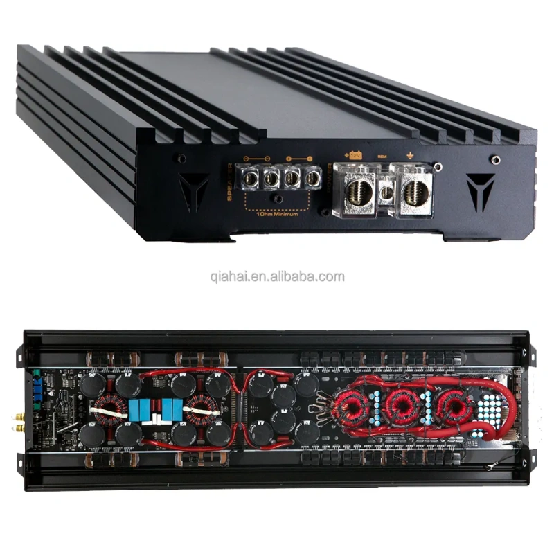 QIAHAI D3500 Class D Car Amplifier Monoblock Amps 3500W Car Race Audio Car Amplifiers