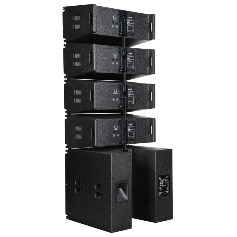 Double 10 inch 2-way Passive line array loudspeaker 3-way line array speaker