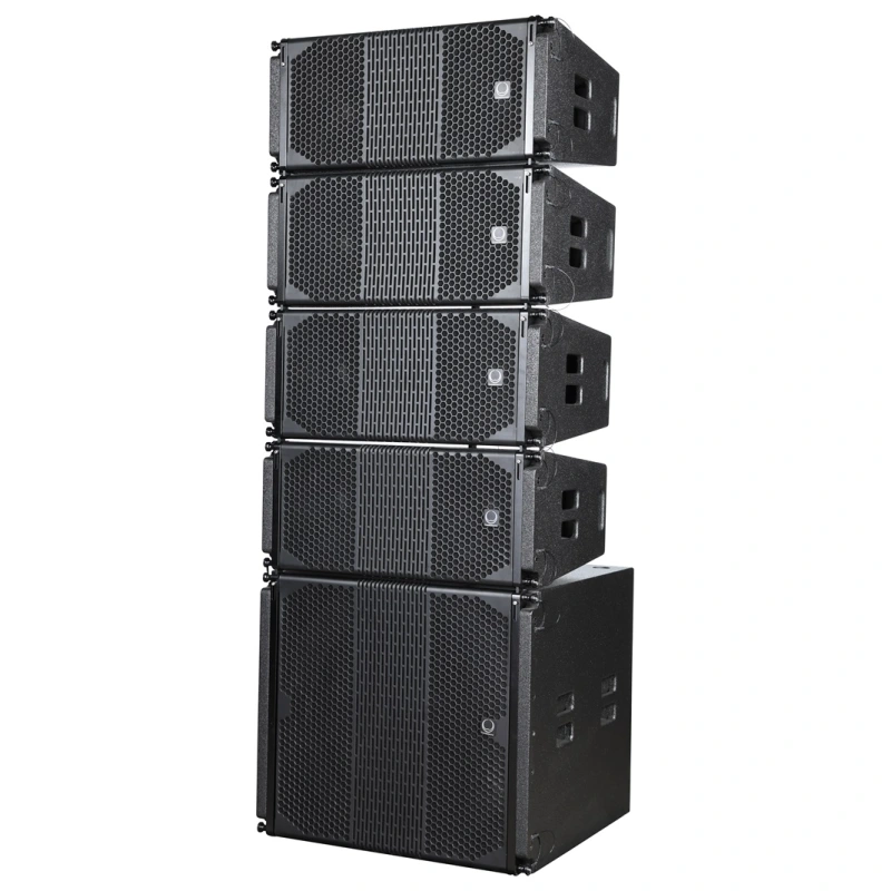 Double 10 inch 2-way Passive line array loudspeaker 3-way line array speaker