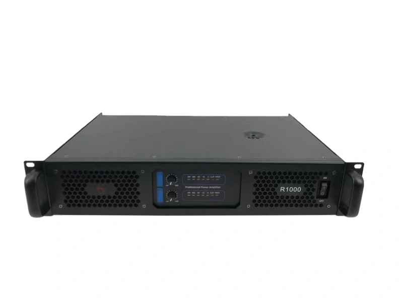 R750 R series dual channel professional power band amplifier