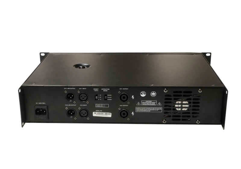 R750 R series dual channel professional power band amplifier