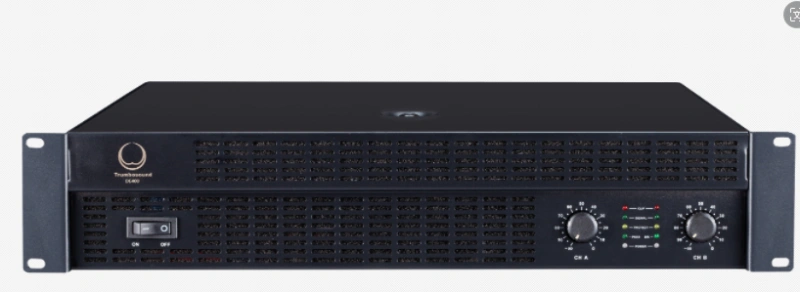 DE800 DE SERIES DUAL CHANNEL PROFESSIONAL POWER AMPILFIER
