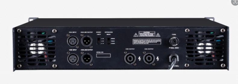 DE800 DE SERIES DUAL CHANNEL PROFESSIONAL POWER AMPILFIER