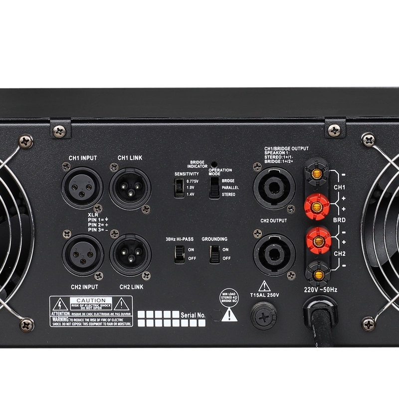 RX-10 RX SERIES CLASS H PROFESSIONAL POWER AMPLIFIER