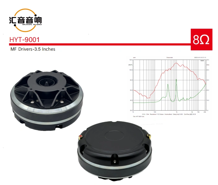 HYT-9001 Strong Vocal Speaker 3.5 inch MF driver mid range driver 200hz-10khz driver pro audio speakers