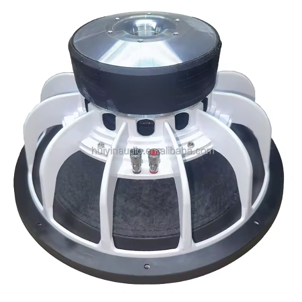 HYW-1575-064A 15 inch Car Subwoofer 2500watt rms 5000watt peak dual 1 2 4 ohm 170mm ferrite magnet for car
