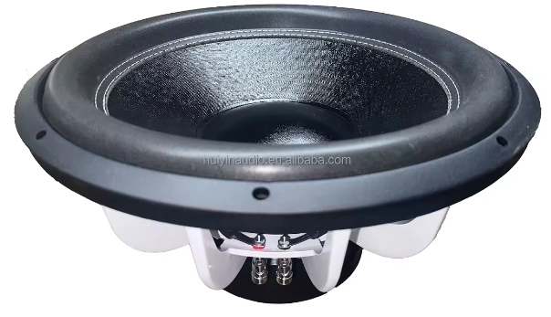 HYW-1575-064A 15 inch Car Subwoofer 2500watt rms 5000watt peak dual 1 2 4 ohm 170mm ferrite magnet for car