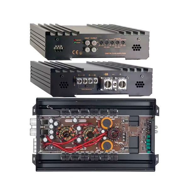 D-1500 Car Amplifier High Power One-Channel Big Power Amplifier for Cars Mini Ford Audio 1500W RMS Big Power