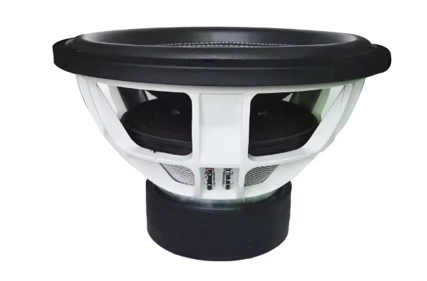 HYW-15100-023A Best Subwoofer Car Audio 6000W 15-Inch Dual Coil 1000W RMS Power Paper Ferrite Aluminium 4-Inch 12V DC