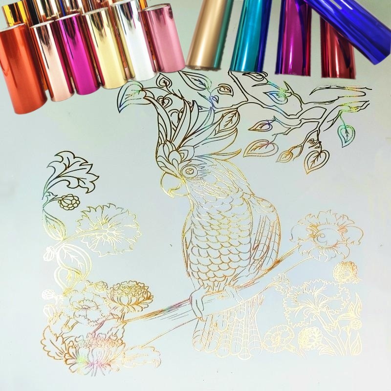 digital satin ribbon hot stamping foil printer