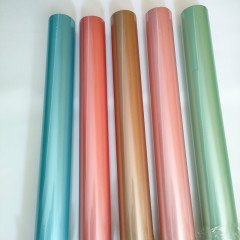 Pearlescent color hot stamp foil