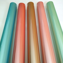 Pearlescent color hot stamp foil