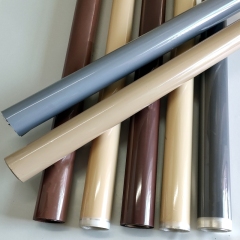 Matte pigmented foils for paper and plastics