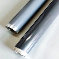 Matte pigmented foils for paper and plastics