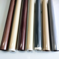 Matte plastic and paper pigment foils