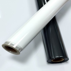 Matte plastic and paper pigment foils