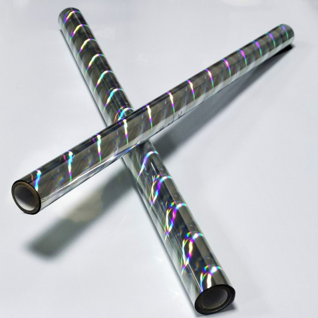 Silver Holographic Hot Stamping Foil