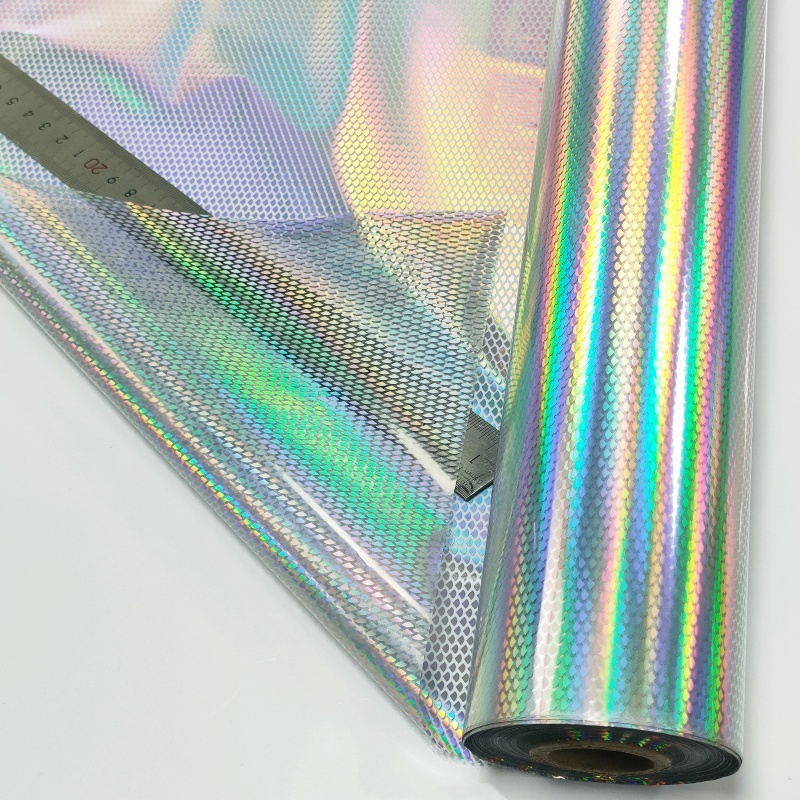 Fish Erbium Holographic Washed Aluminum Foil