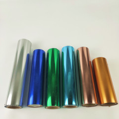 Colored foils for paper stamping