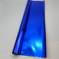 Blue double-sided bronzing foil