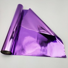 Purple double-sided bronzing foil