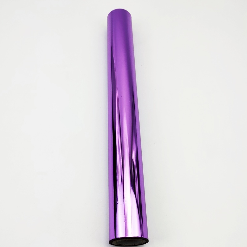 Purple double-sided bronzing foil