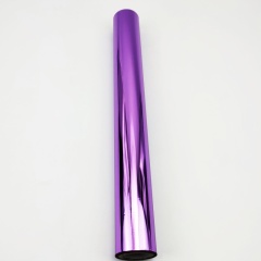 Purple double-sided bronzing foil