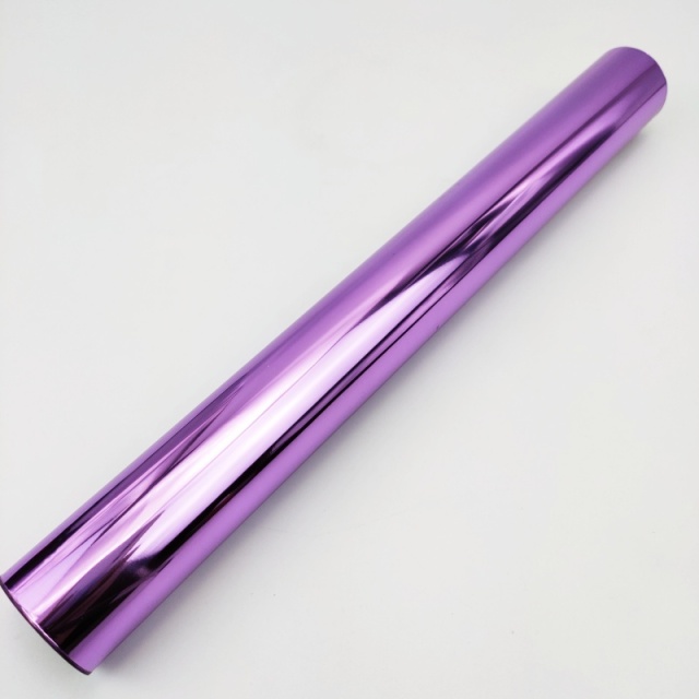 Purple double-sided bronzing foil