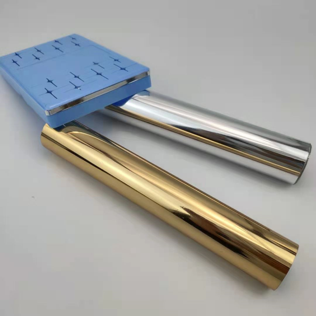 Cosmetic hot stamping foil plastic
