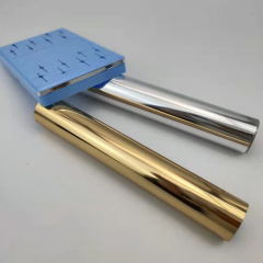 Cosmetic hot stamping foil plastic
