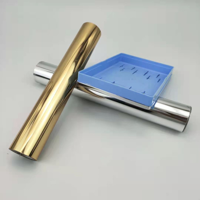 Cosmetic hot stamping foil plastic