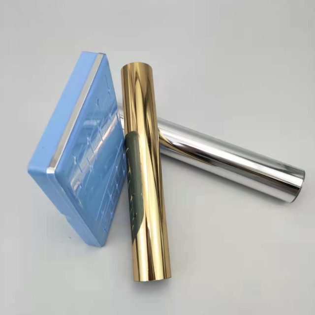 Cosmetic hot stamping foil plastic